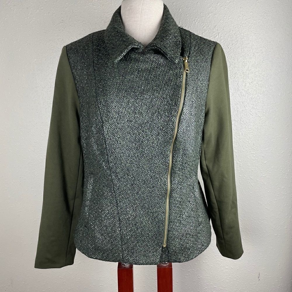 Sharagano Luxe Full Zip Jacket Size 14 EUC